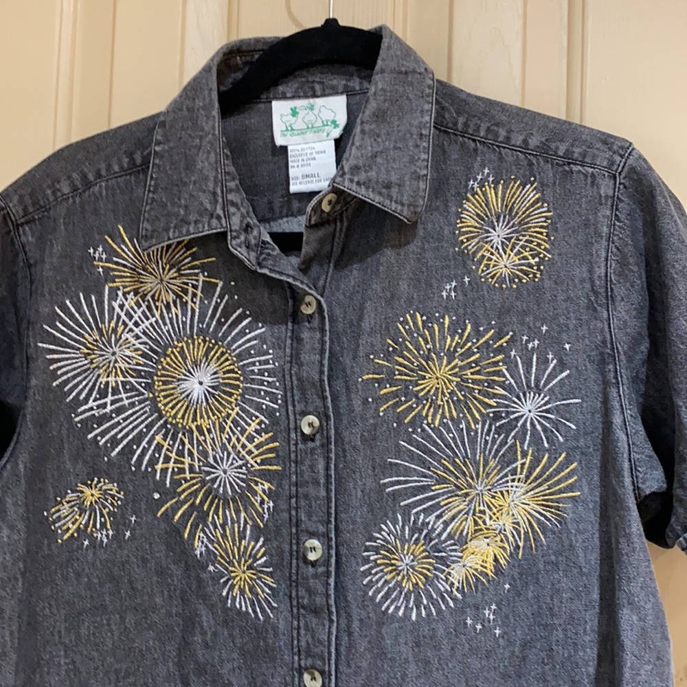 The Quacker Factory Button Down Shirt. - image 2